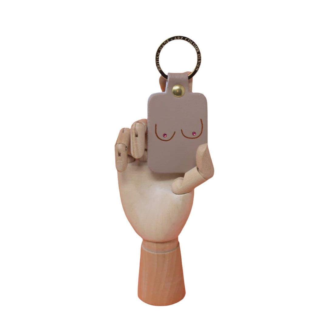 Boobs Key Fob - Nude