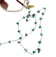 Glasses Chain Delicate - Aqua Rock