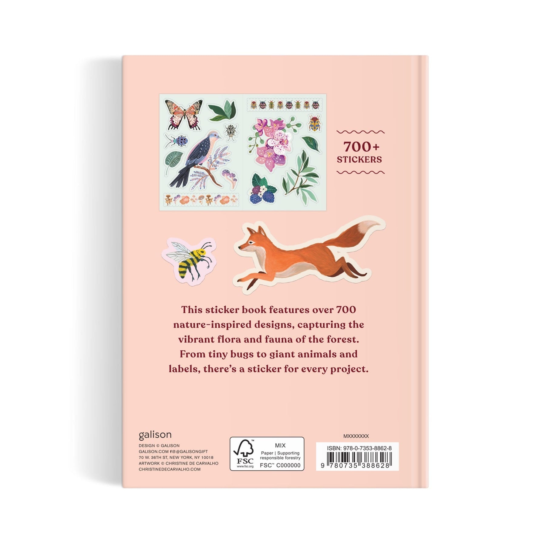 Art Of The Forest 100 Page Sticker Book