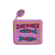 Beaded Coin Purse - Sardines