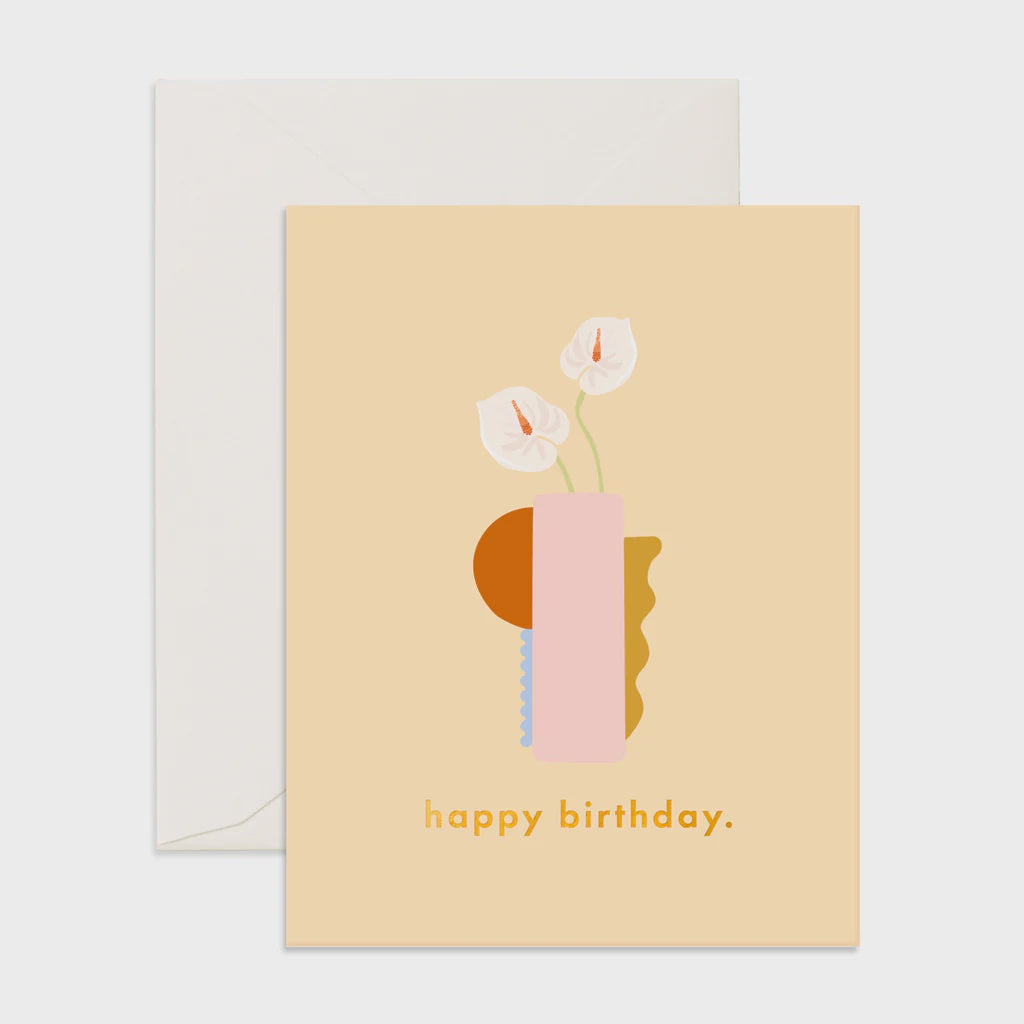 Birthday Tailflower Greeting Card