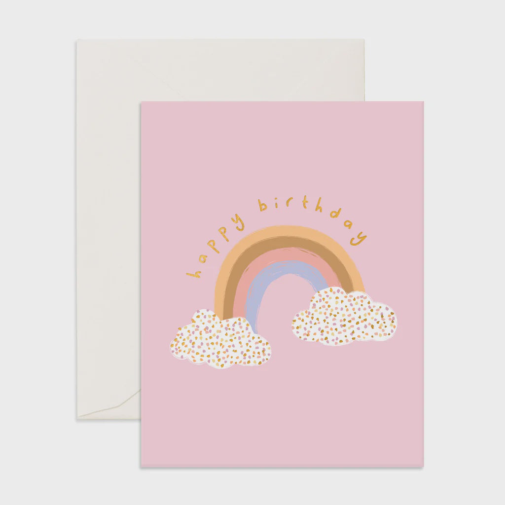 Birthday Sprinkle Rainbow Greeting Card