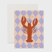 Birthday Mate Lobster Card