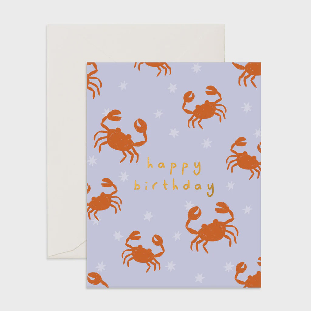 Happy Birthday Crabs Card