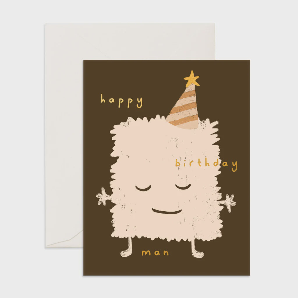 Little Monster Man Birthday Card