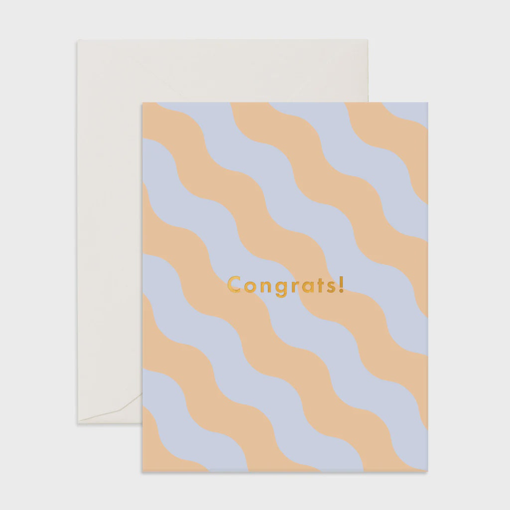 Congrats Ripple Greeting Card