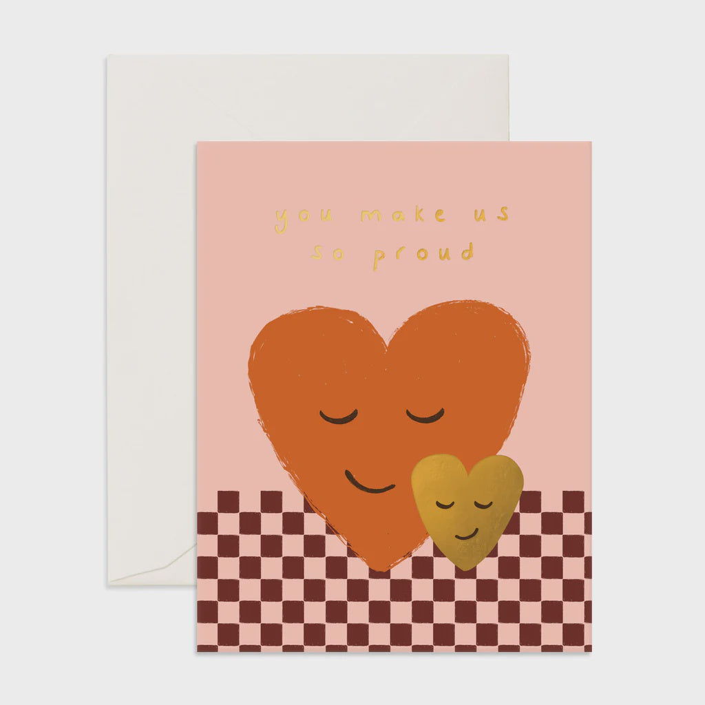 So Proud Little Heart Greeting Card