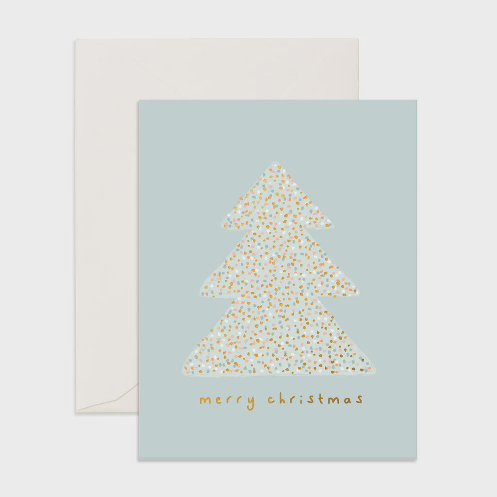 Christmas Tree Sparkle Card