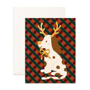 Christmas Puppy Greeting Card