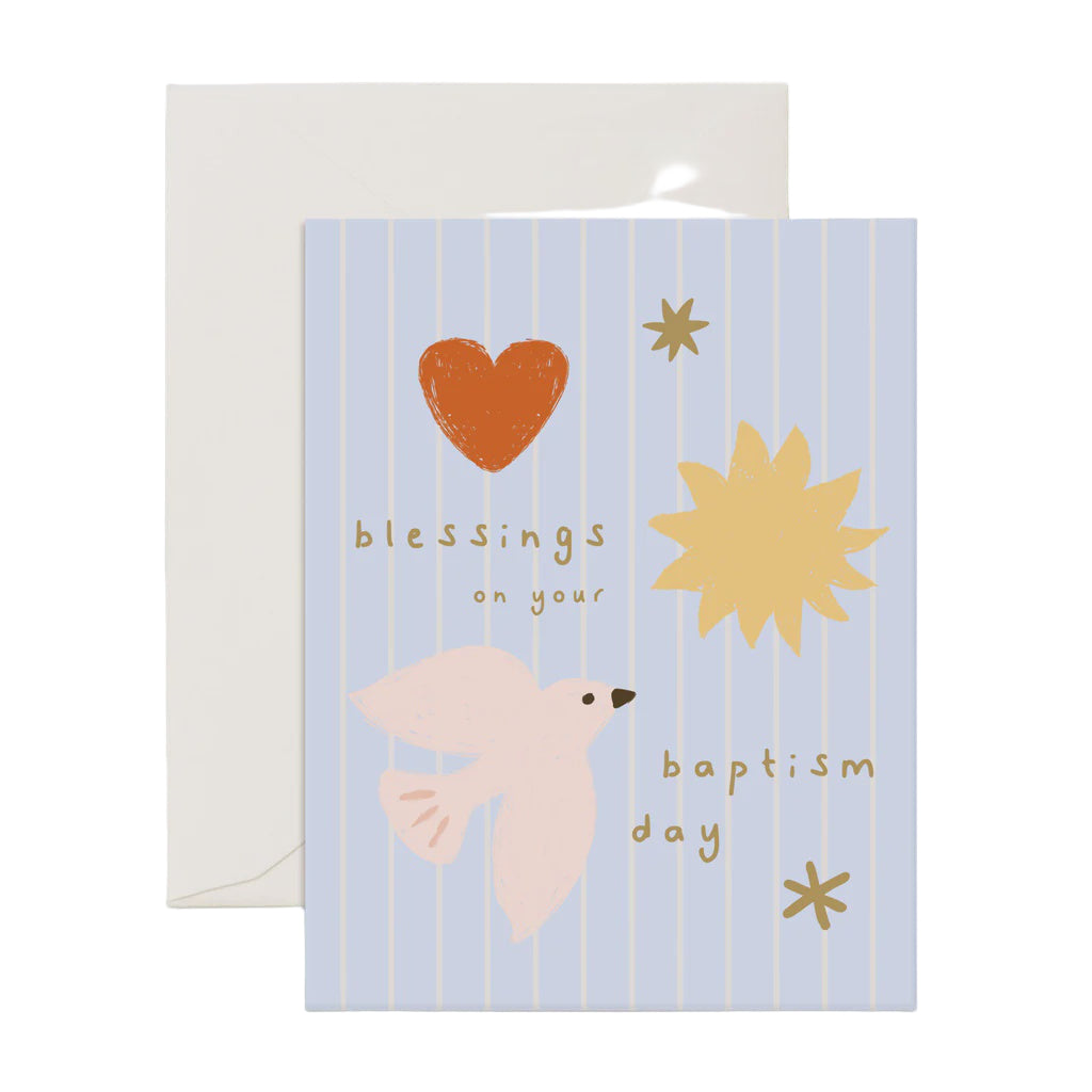 Blessings Baptism Greeting Card