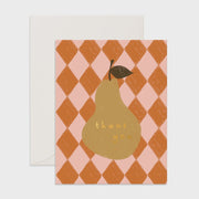 Thank You Pear Card