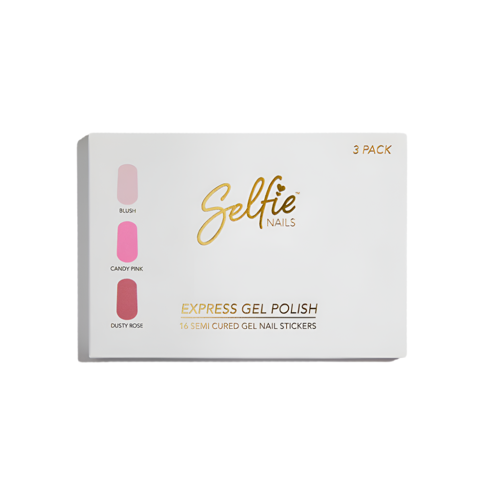 Express Gel Polish - Blush, Candy Pink, Dusty Rose