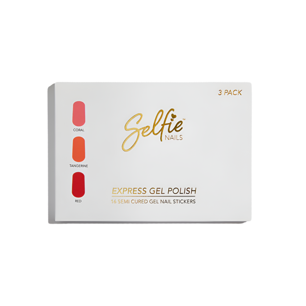 Express Gel Polish - Coral, Tangerine, Red