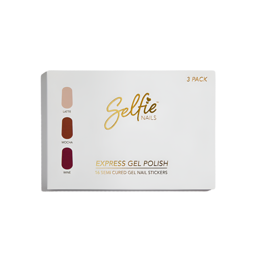 Express Gel Polish - Latte, Mocha, Wine