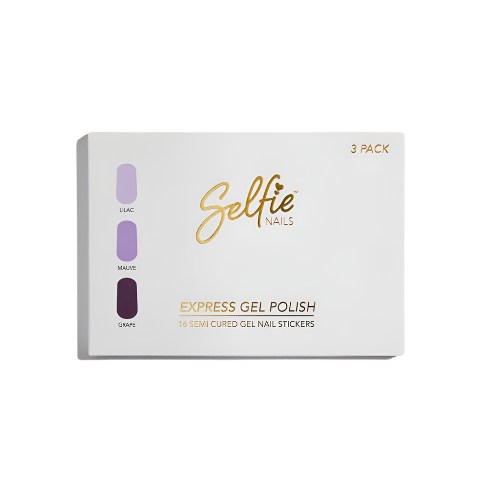 Express Gel Polish - Lilac, Mauve, Grape