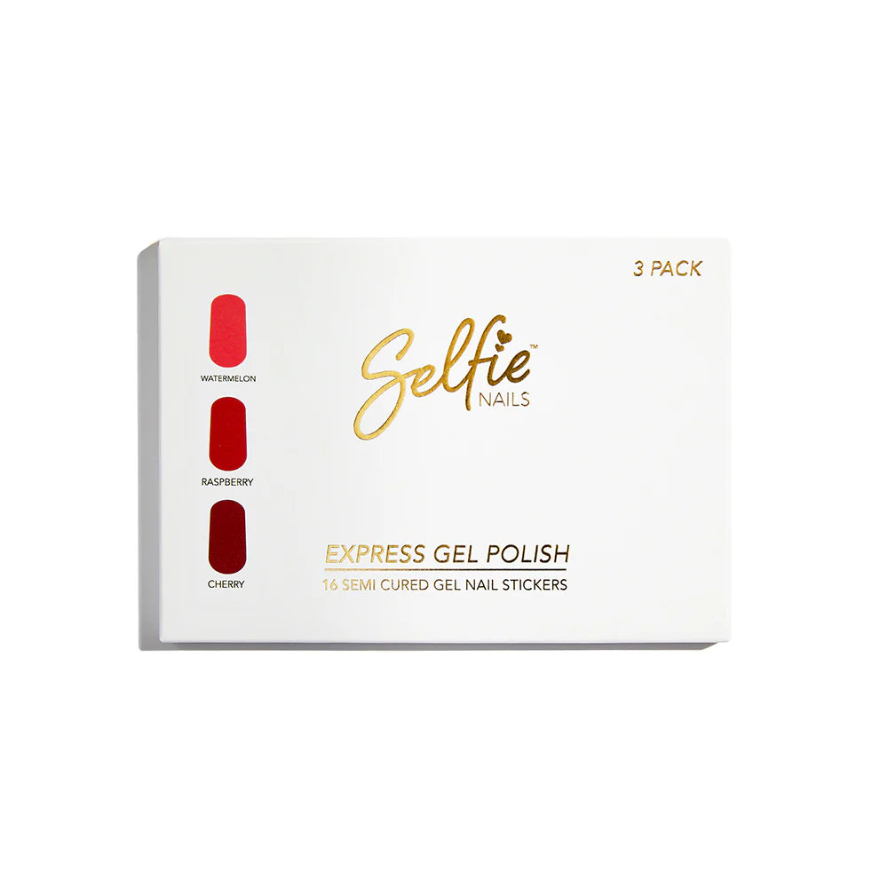 Express Gel Polish - Watermelon, Raspberry, Cherry