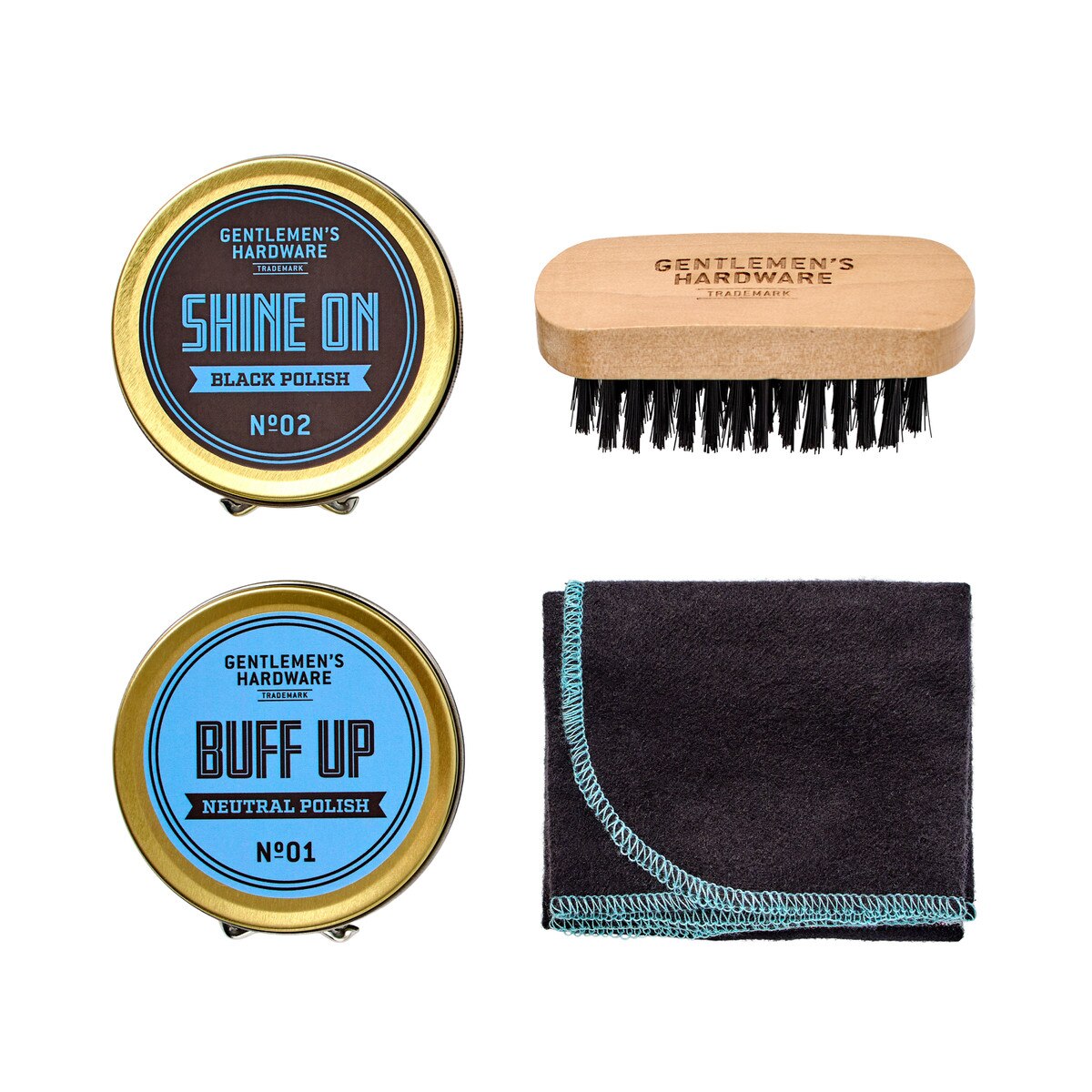 Shoe Shine Kit In A Tin