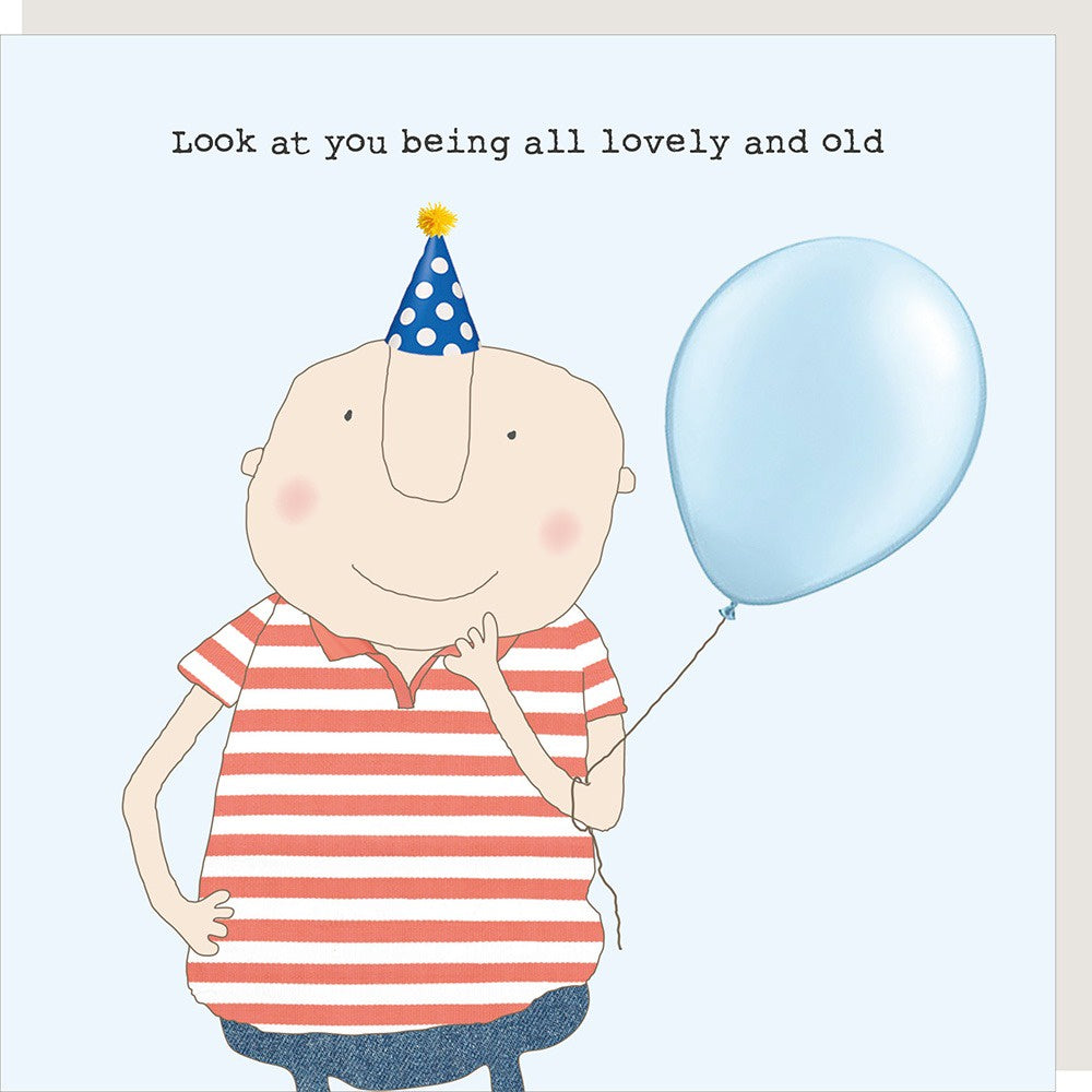Lovely And Old Man Card