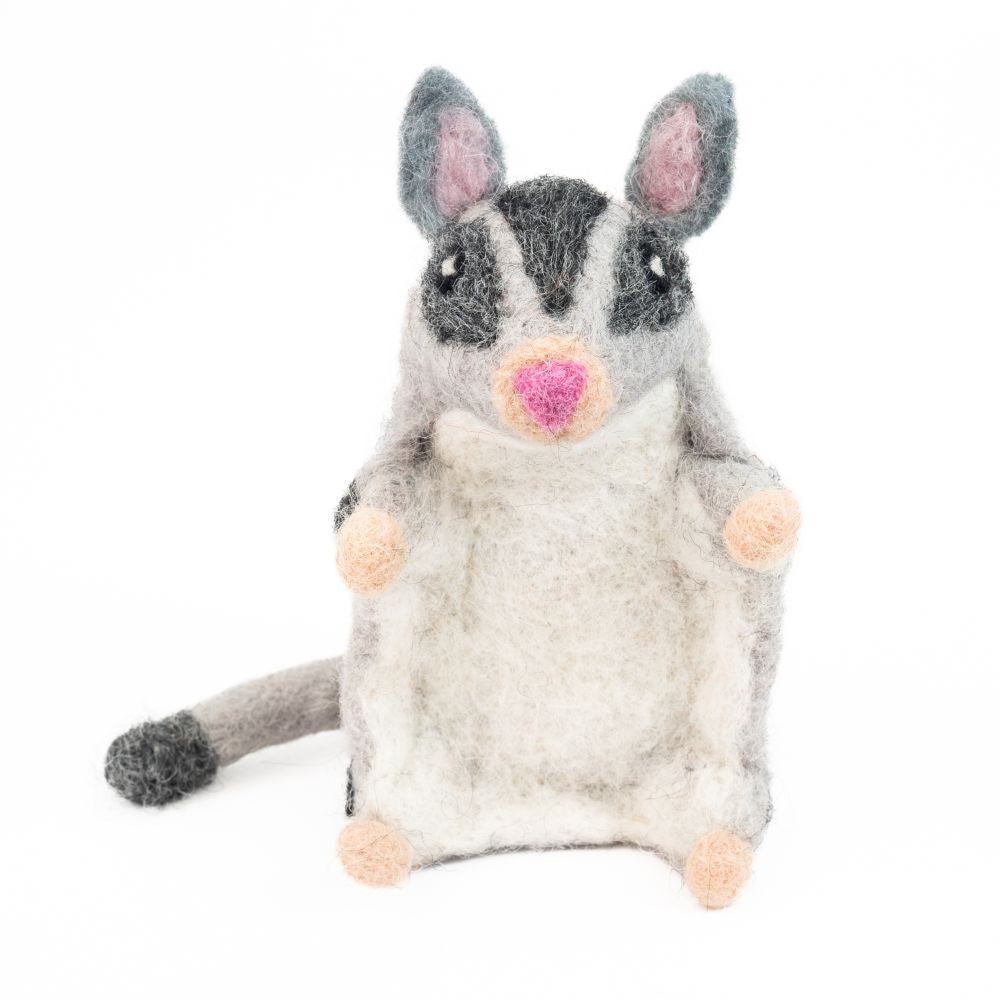 Handmade Felted Animal - Sugar Glider