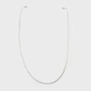 Herringbone Glasses Chain Necklace - Silver