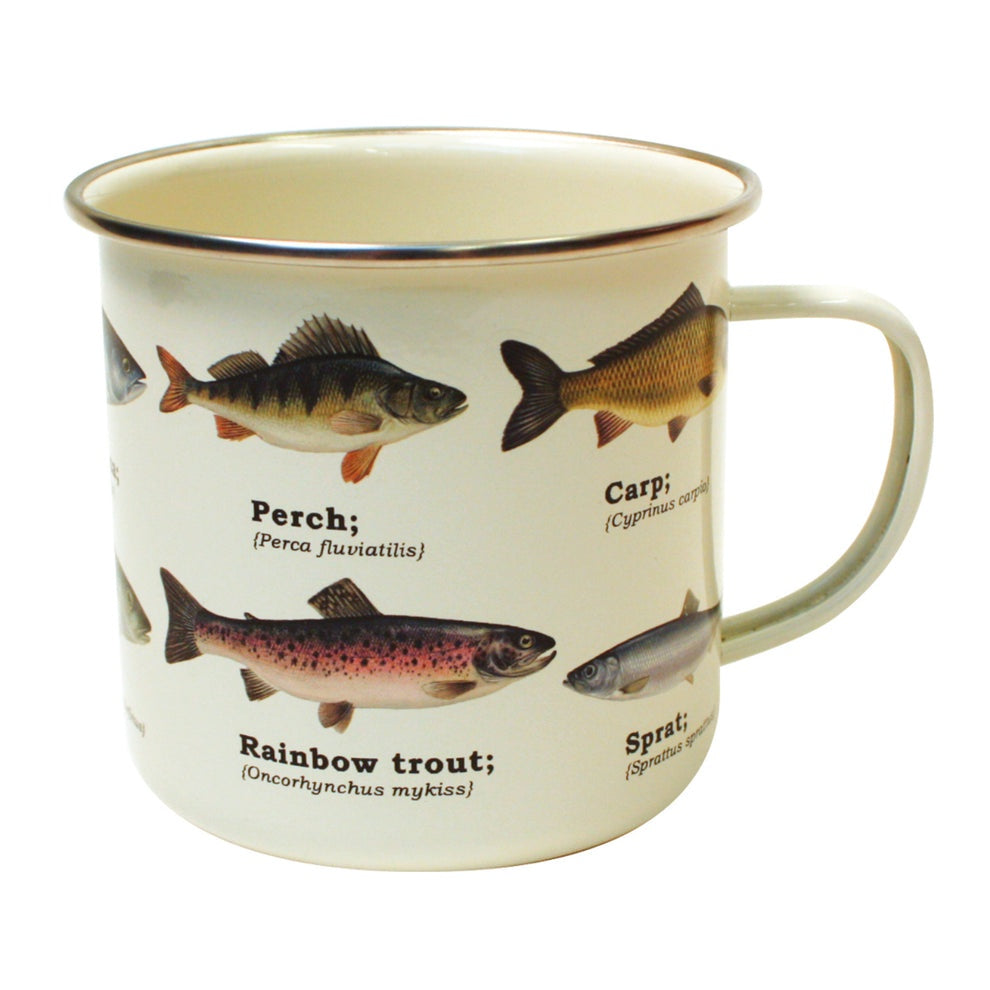 Fish Enamel Mug