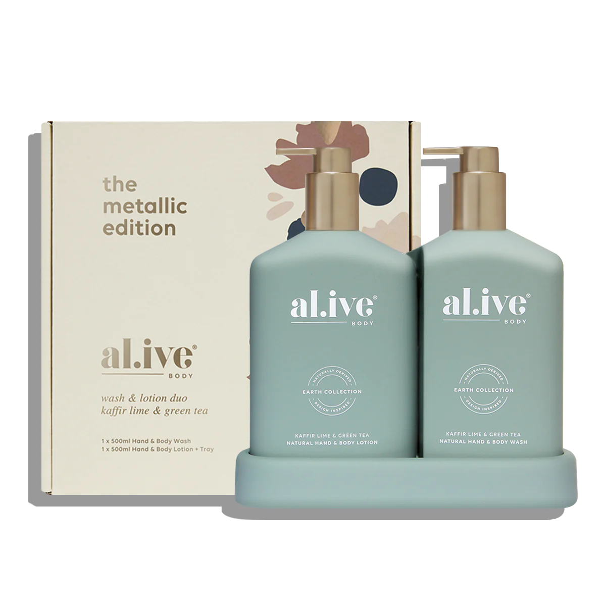 Wash & Lotion Duo - Metallic Edition - Kaffir Lime & Green Tea