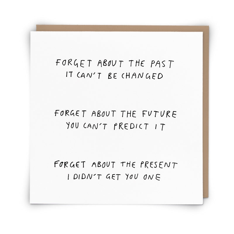 Forget Past Card