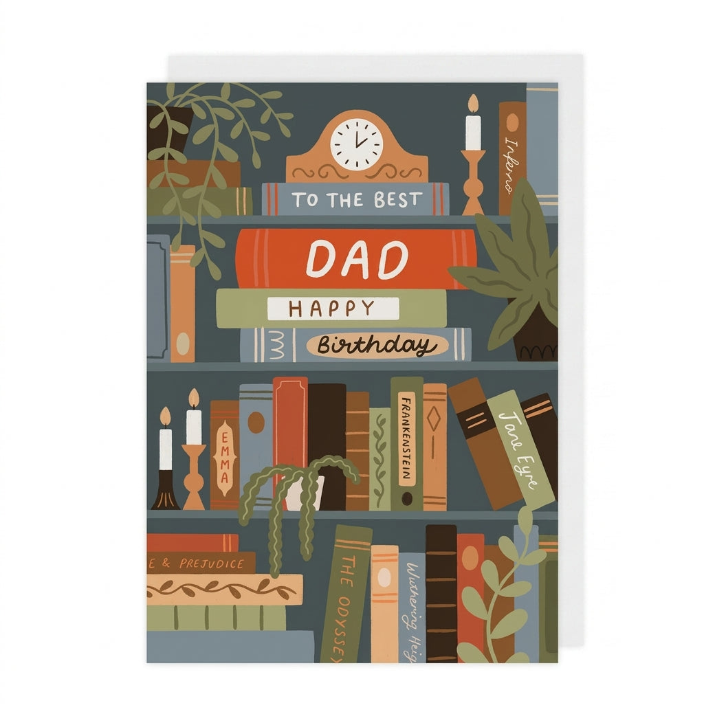 Dad Book Birthday Card