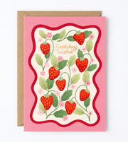 Strawberry Birthday Card