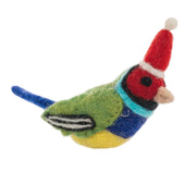 Handcrafted Christmas Decoration - Gouldian Finch Fae