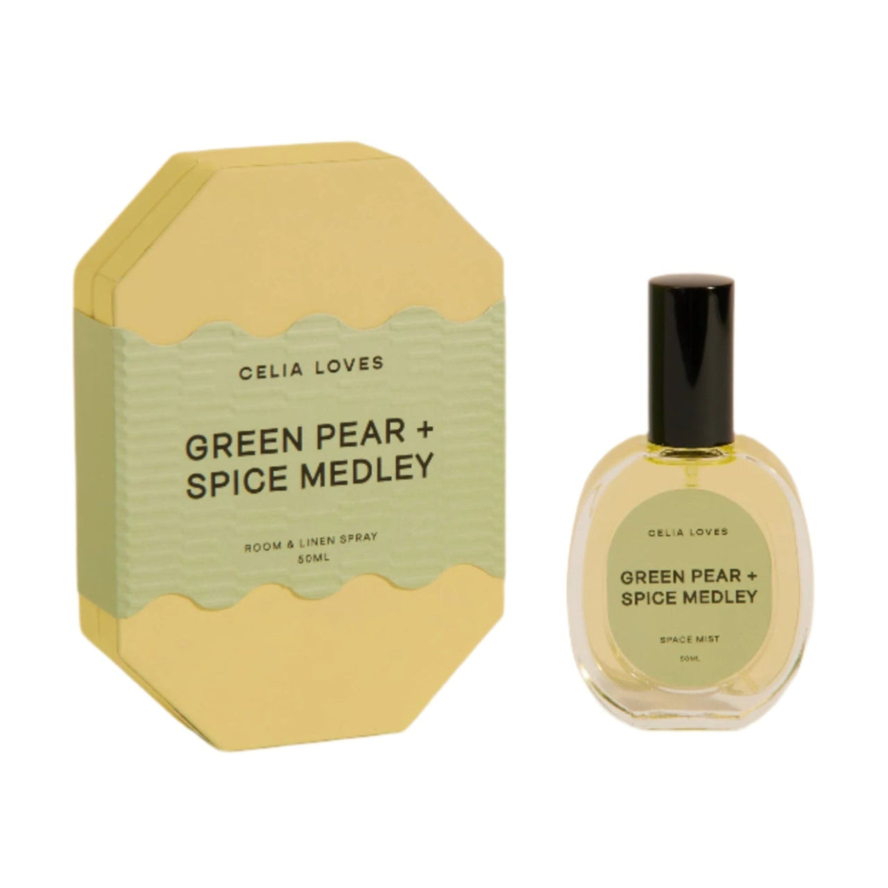 Celia Loves Room Spray - Green Pear + Spice Medley