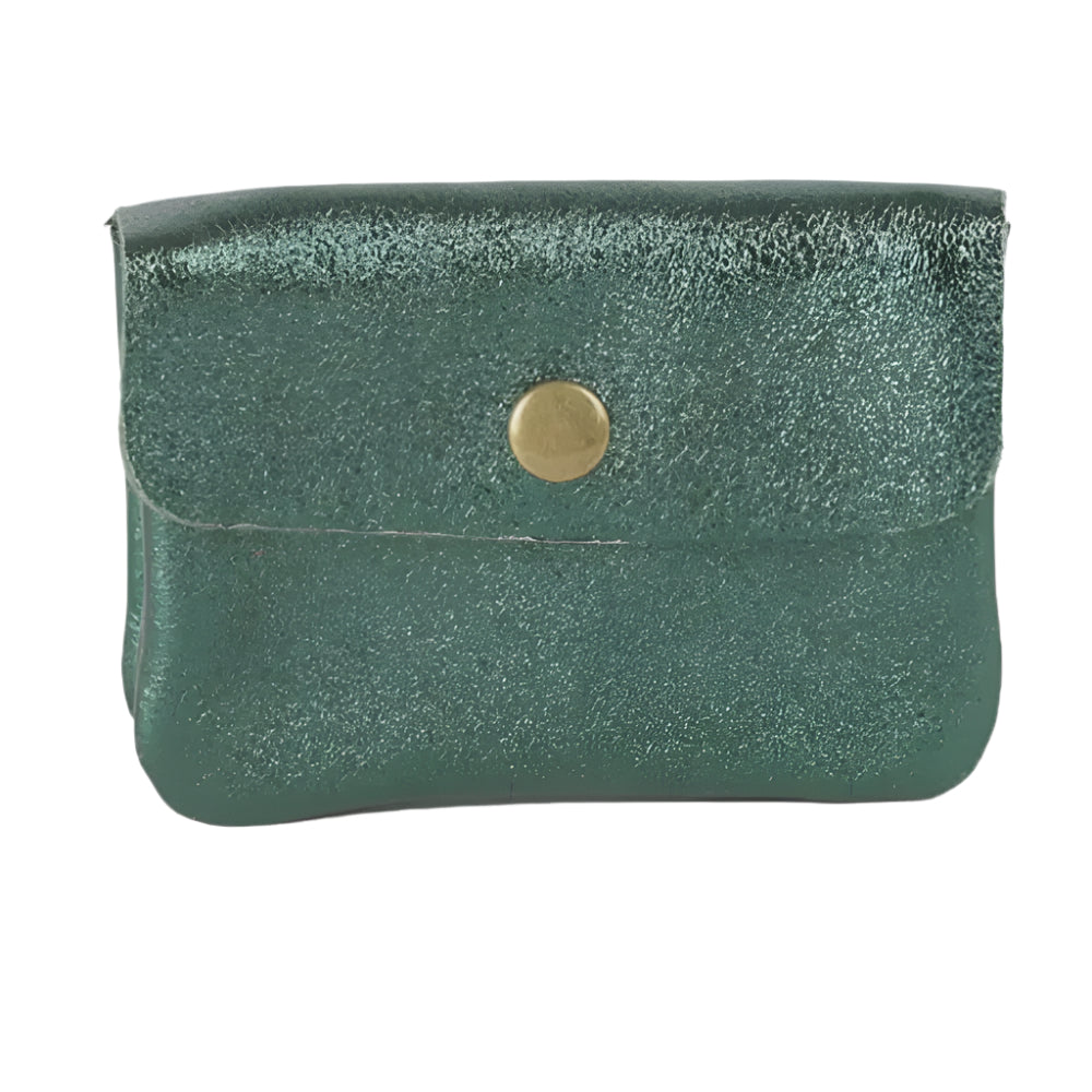 Coin Purse - Metallic Green