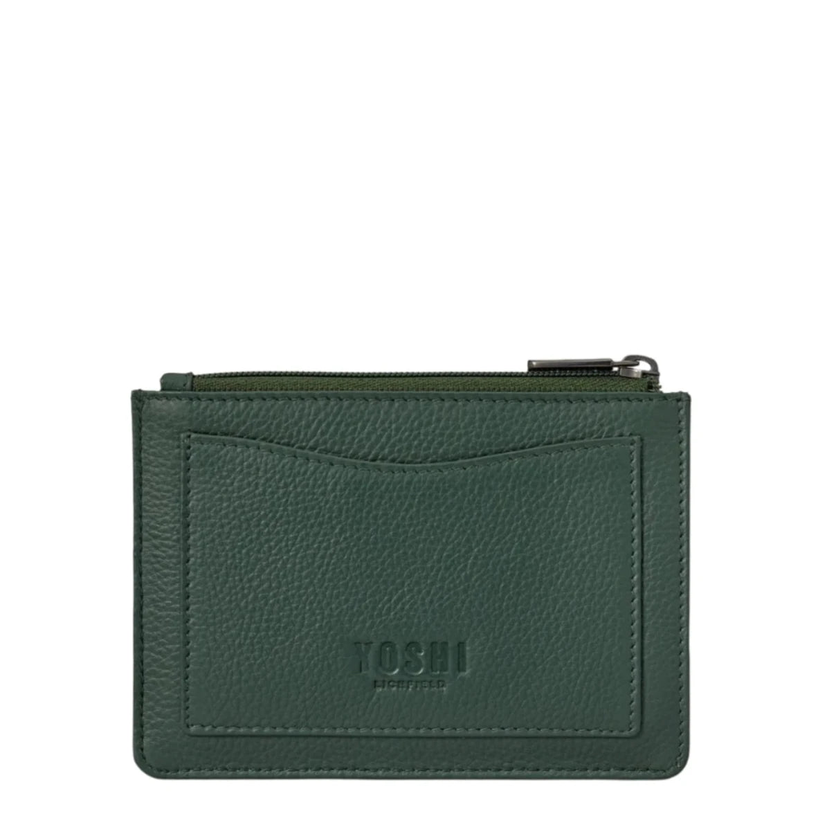 Zip Top Leather Purse - Bookworm Garden