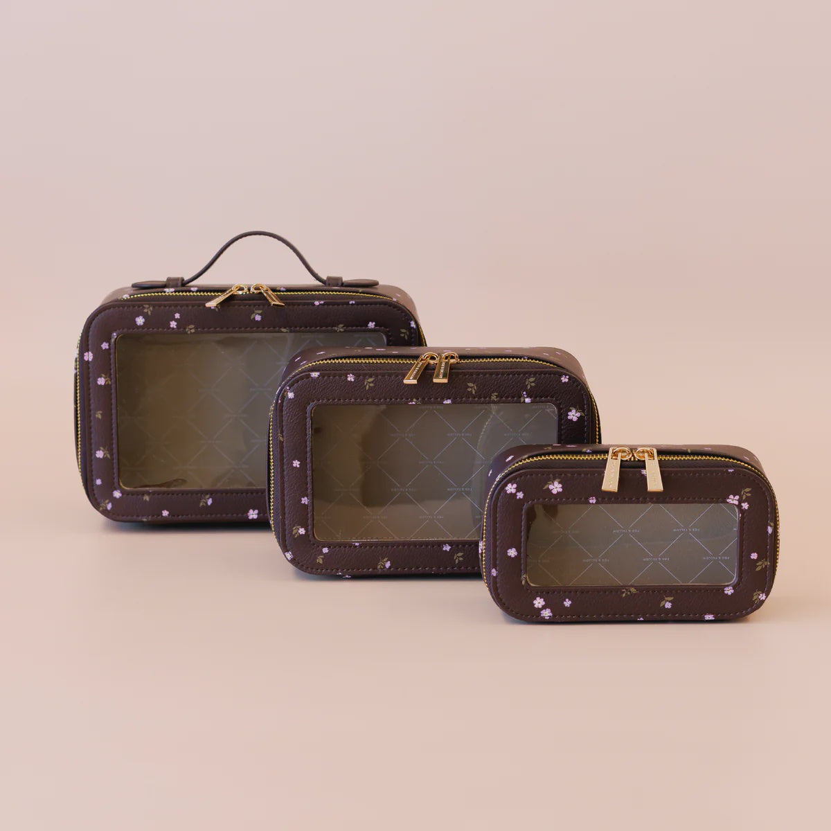 Wisteria Cosmetic Nested Trio Set