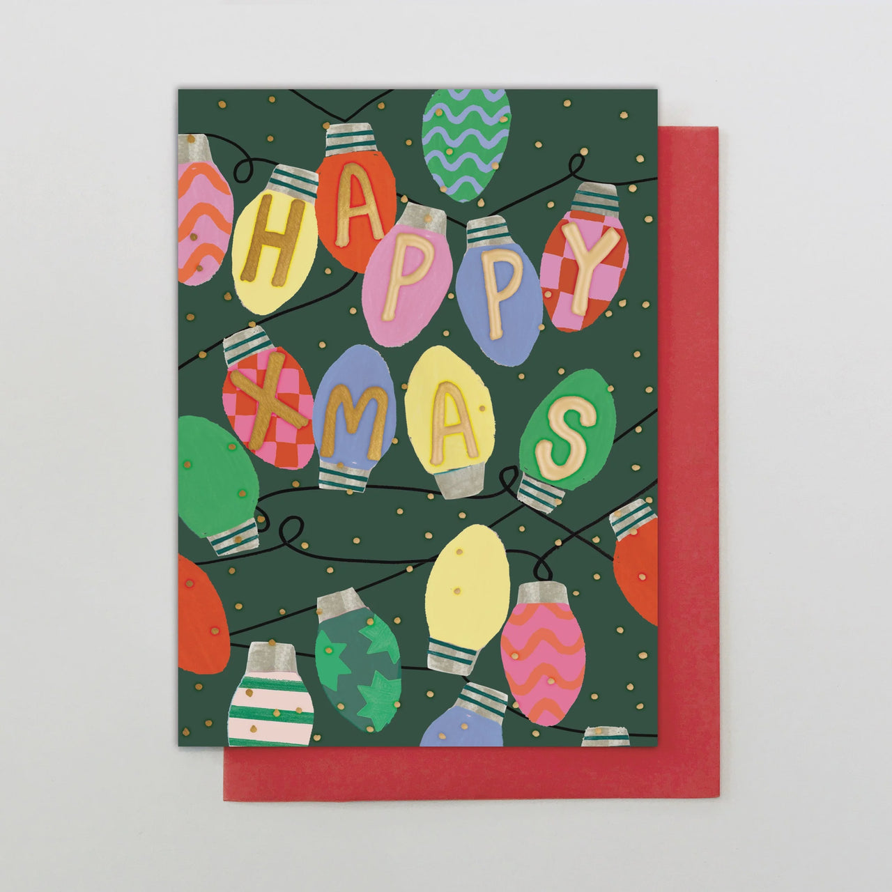 Happy Christmas Lights Card