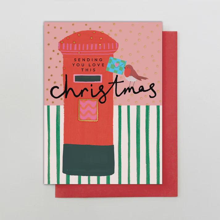Happy Christmas Postbox Card