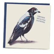 A Little Birdy Magpie Card