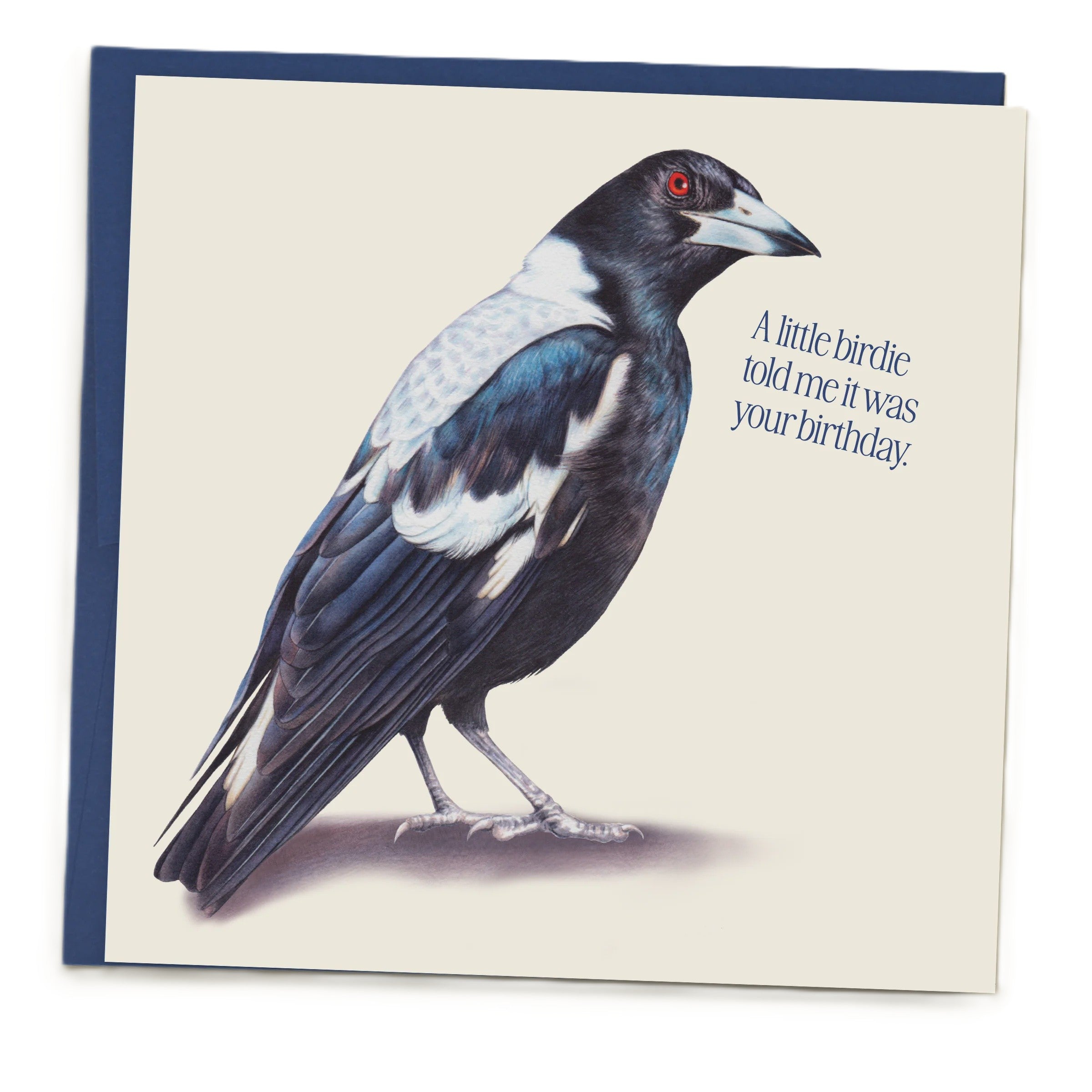 A Little Birdy Magpie Card