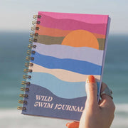 Wild Swim Journal Log Book A5 | Seascape | Hardcover