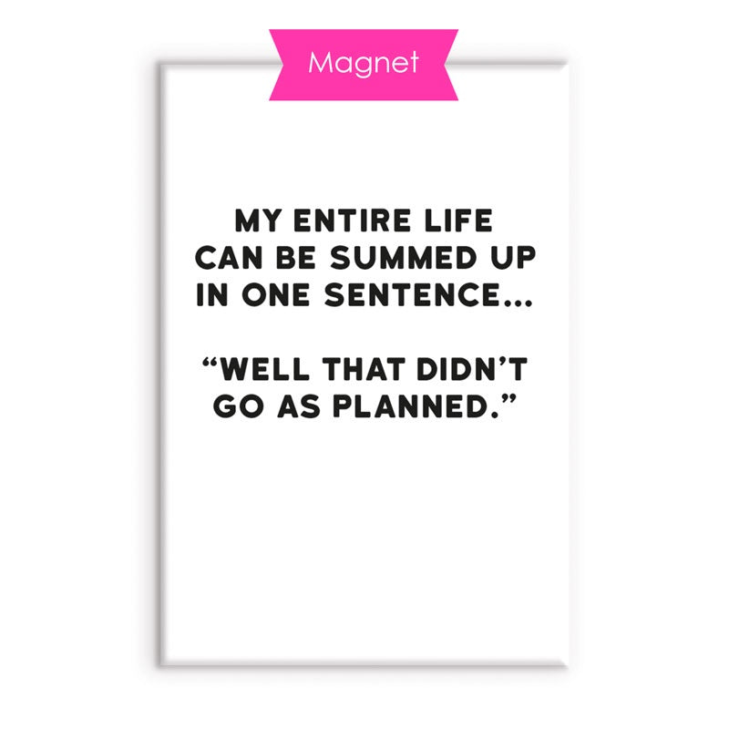Fridge Magnet - Planned