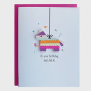 Pinata Birthday Card