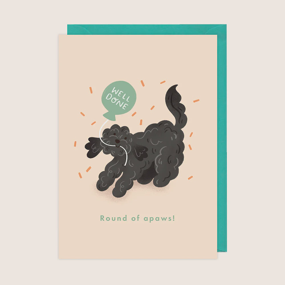 Well Done, Round of Apaws! Card