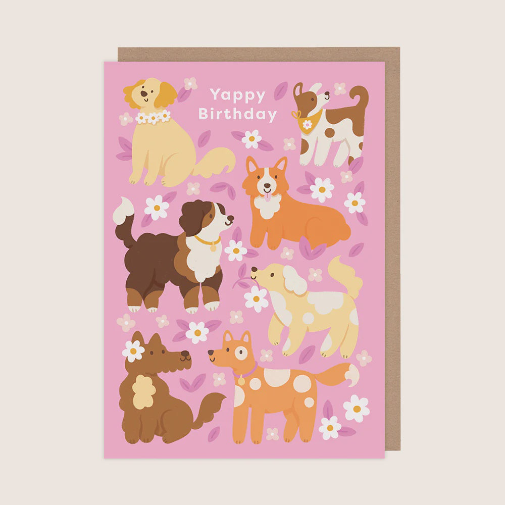 Dog Yappy Birthday Card