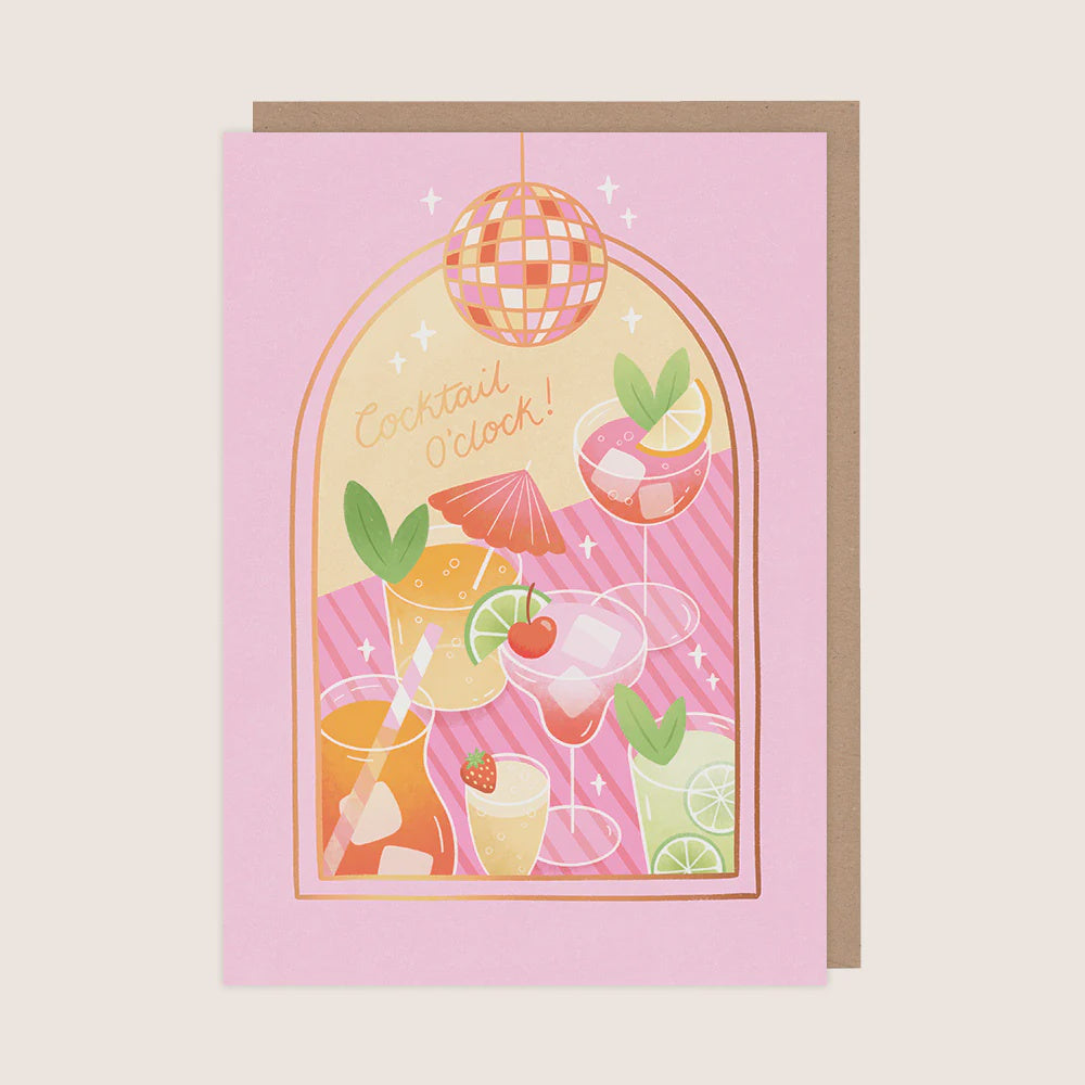 Cocktail Birthday Card