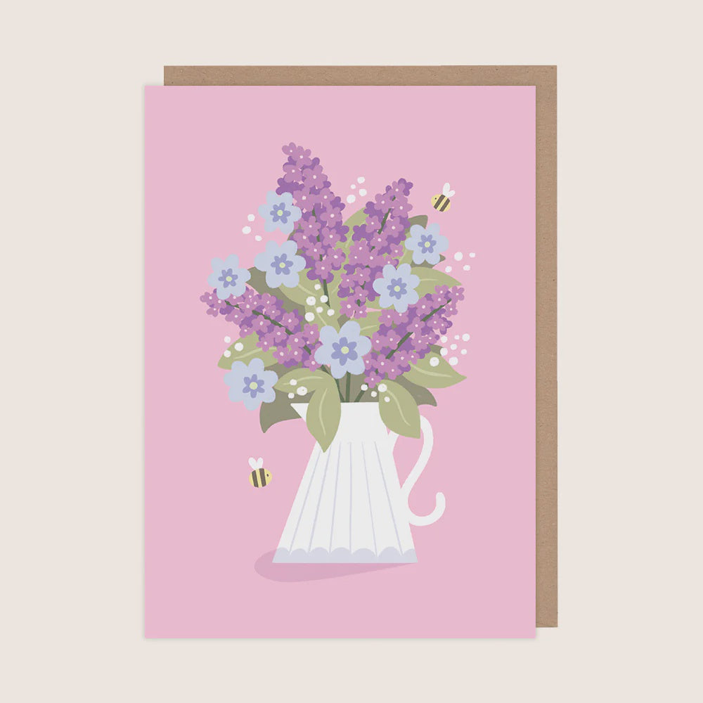 Lilacs Greetings Card