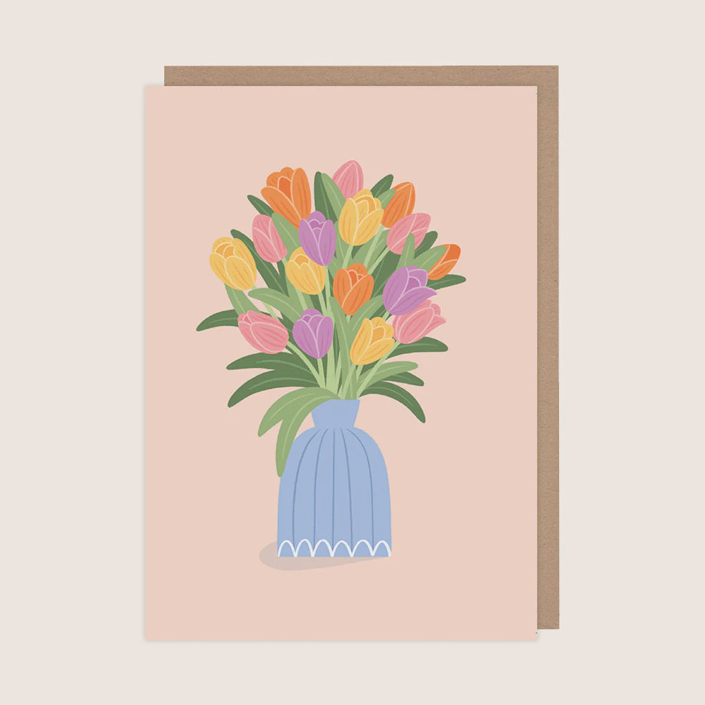 Tulips Greetings Card