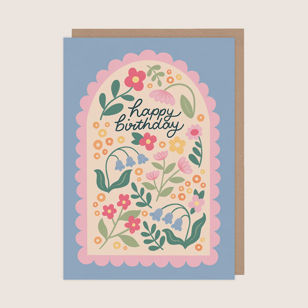 Spring Floral Birthday Card