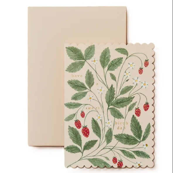 Strawberry 'Have A Sweet Birthday' Card