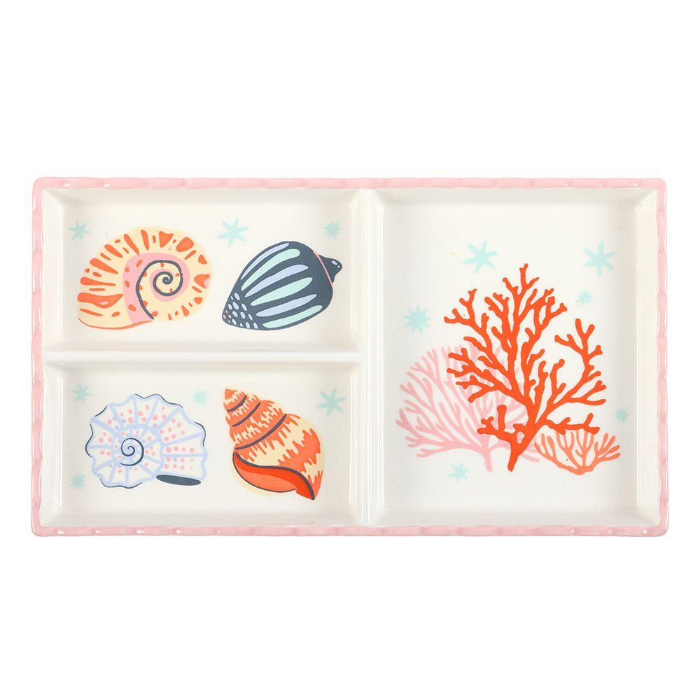 Pastel Shell & Coral Trinket Tray
