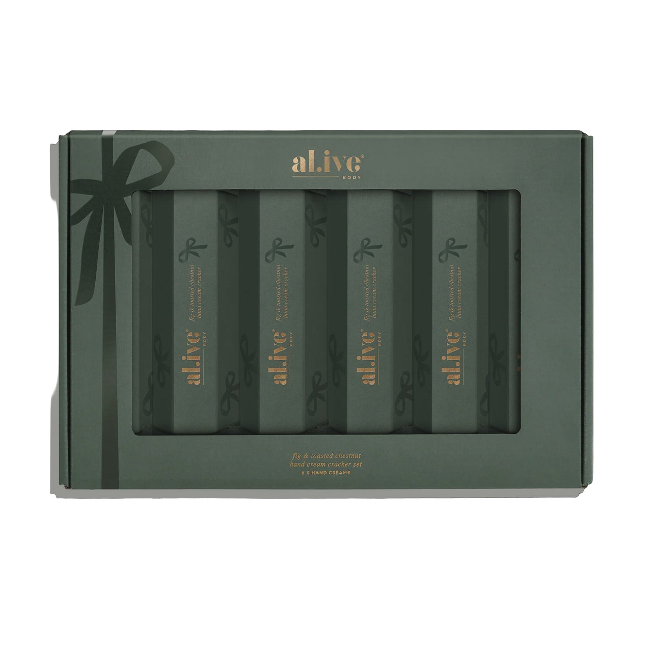 Hand Cream Cracker Set of 6 - Fig & Toasted Chestnut